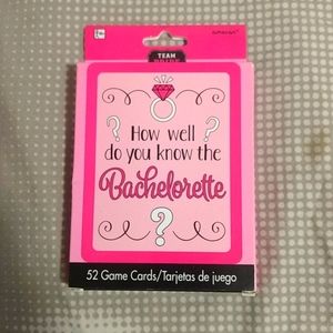 Game cards bachelorette party
